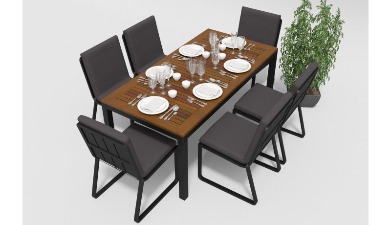 Стол Bella 180 черный Gardenini