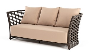 Диван из искусственного ротанга Валенсия, цвет бронзовый 4sis
