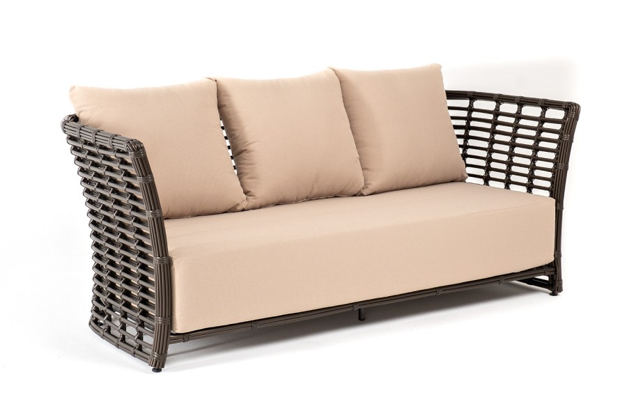 Диван из искусственного ротанга Валенсия, цвет бронзовый 4sis