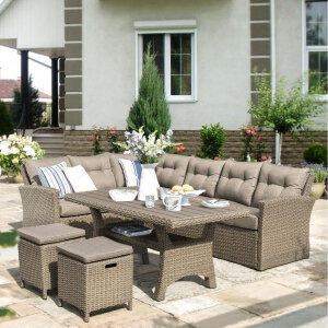 Комплект плетеной мебели AFM-307B Beige Афина