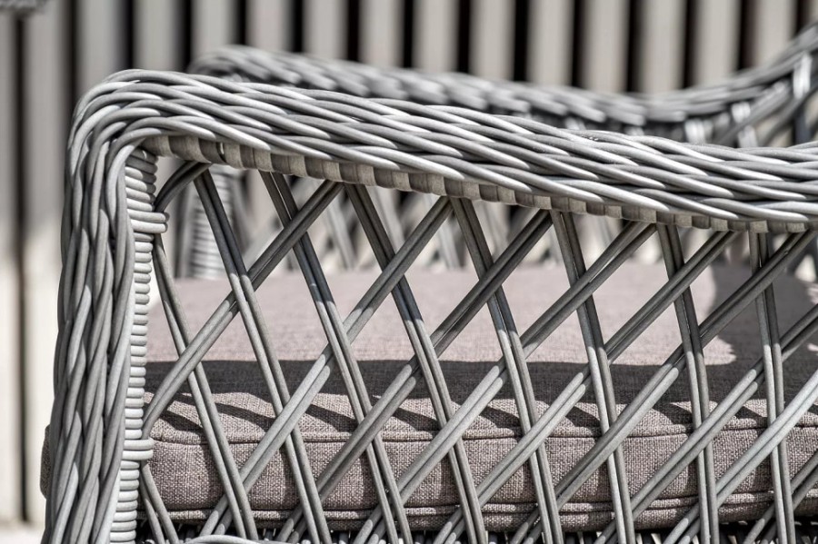 Кресло из искусственного ротанга Латте Graphite 4sis