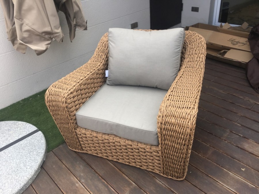 Кресло из искусственного ротанга Премьер Rotang Lux