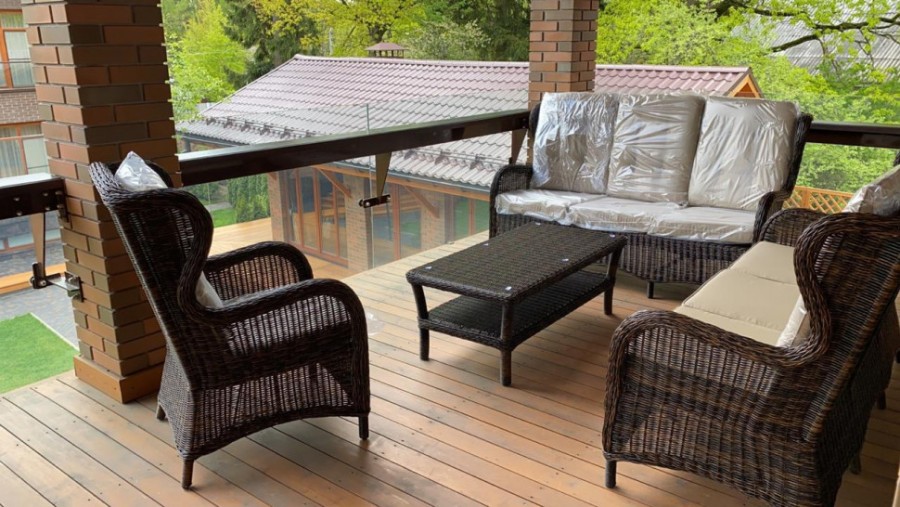 Пуфик Малага Классик Rotang Lux