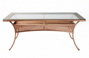 Стол обеденный 180 DECO прямоугольный, светло-коричневый Aiko