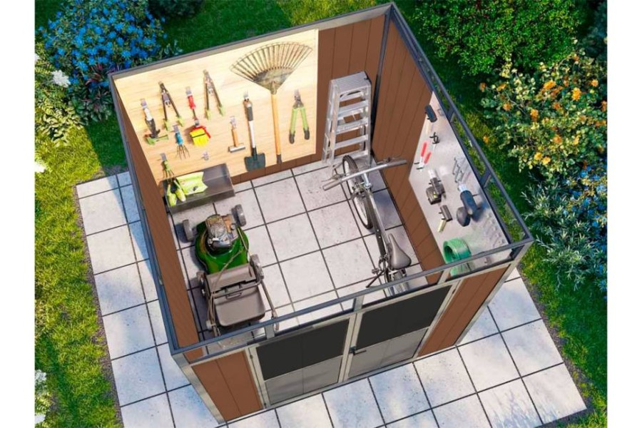 Садовое строение из ДПК Defender 7х7 Garden