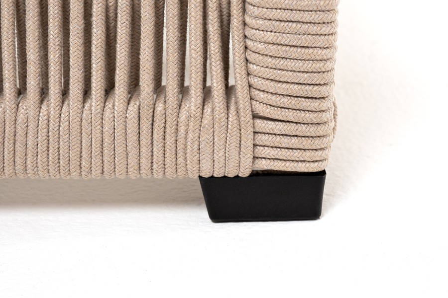 Шезлонг Ривьера роуп бежевый круглый 4sis