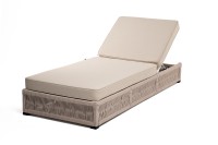 Шезлонг Ривьера роуп бежевый круглый 4sis