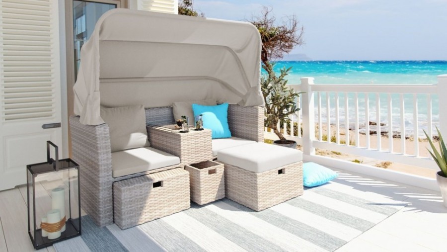 Комплект плетеной мебели AFM-330 Beige Афина