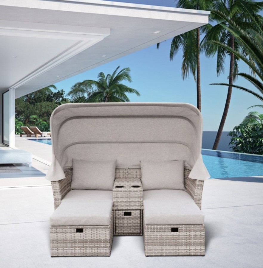 Комплект плетеной мебели AFM-330 Beige Афина