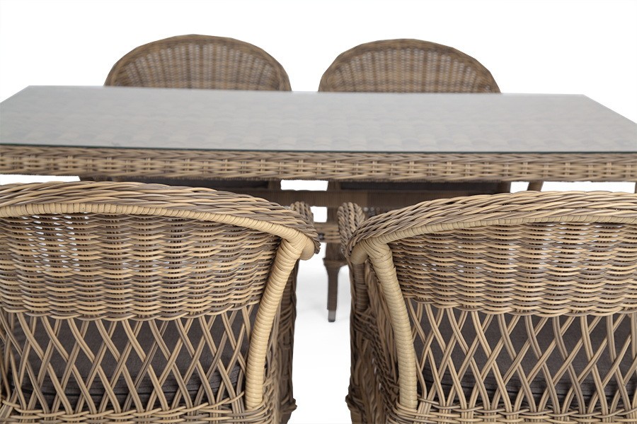 Обеденная группа Амароне 6 соломенная 4sis