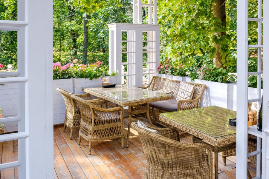 Обеденная группа Амароне 6 соломенная 4sis