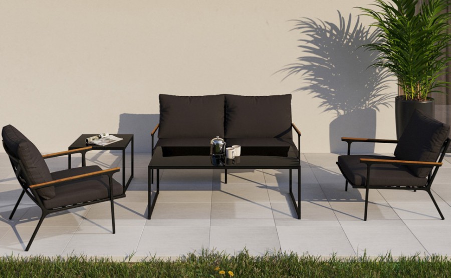 Лаунж зона Calma антрацит Gardenini