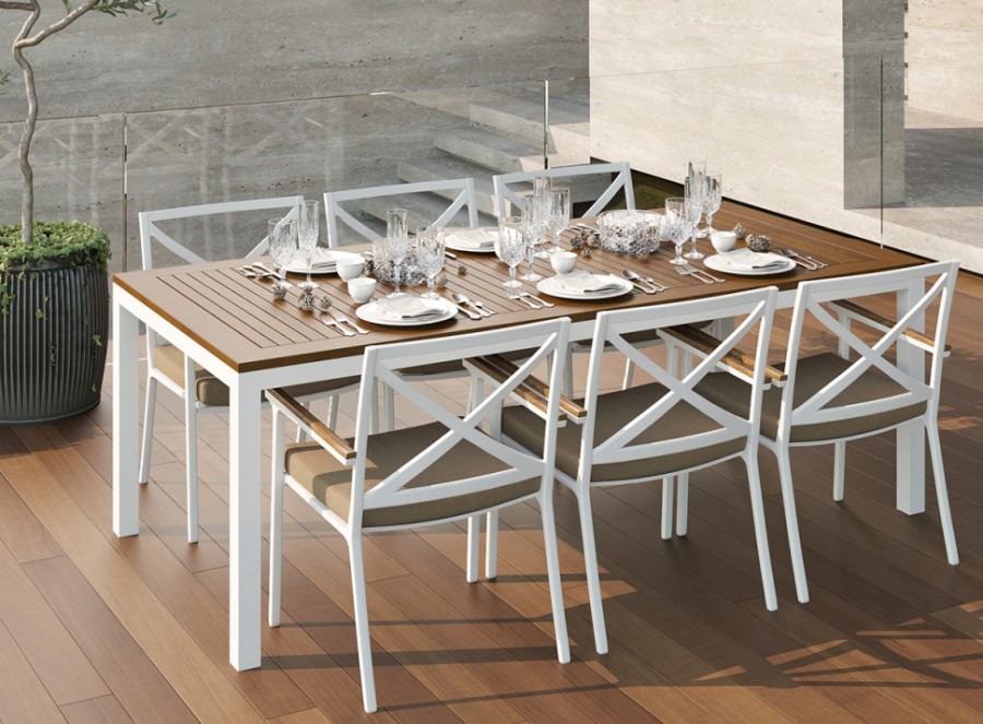 Обеденная группа Bella Calma 180 бежевая Gardenini