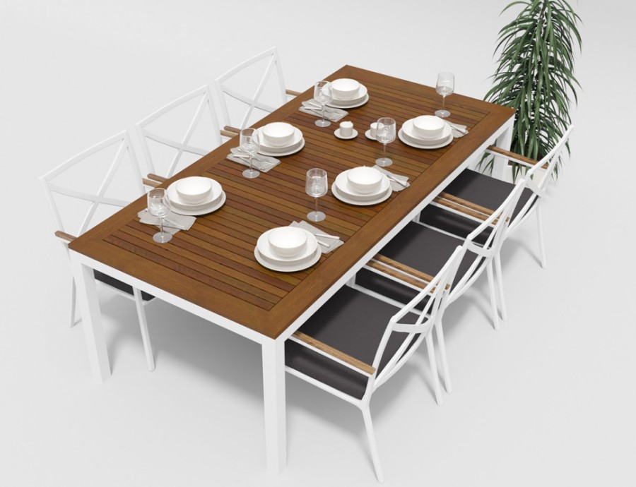 Обеденная группа Bella Calma 180 бежевая Gardenini