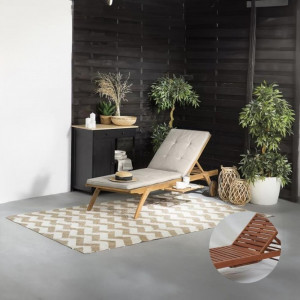 Шезлонг-лежак A37B Beige Афина