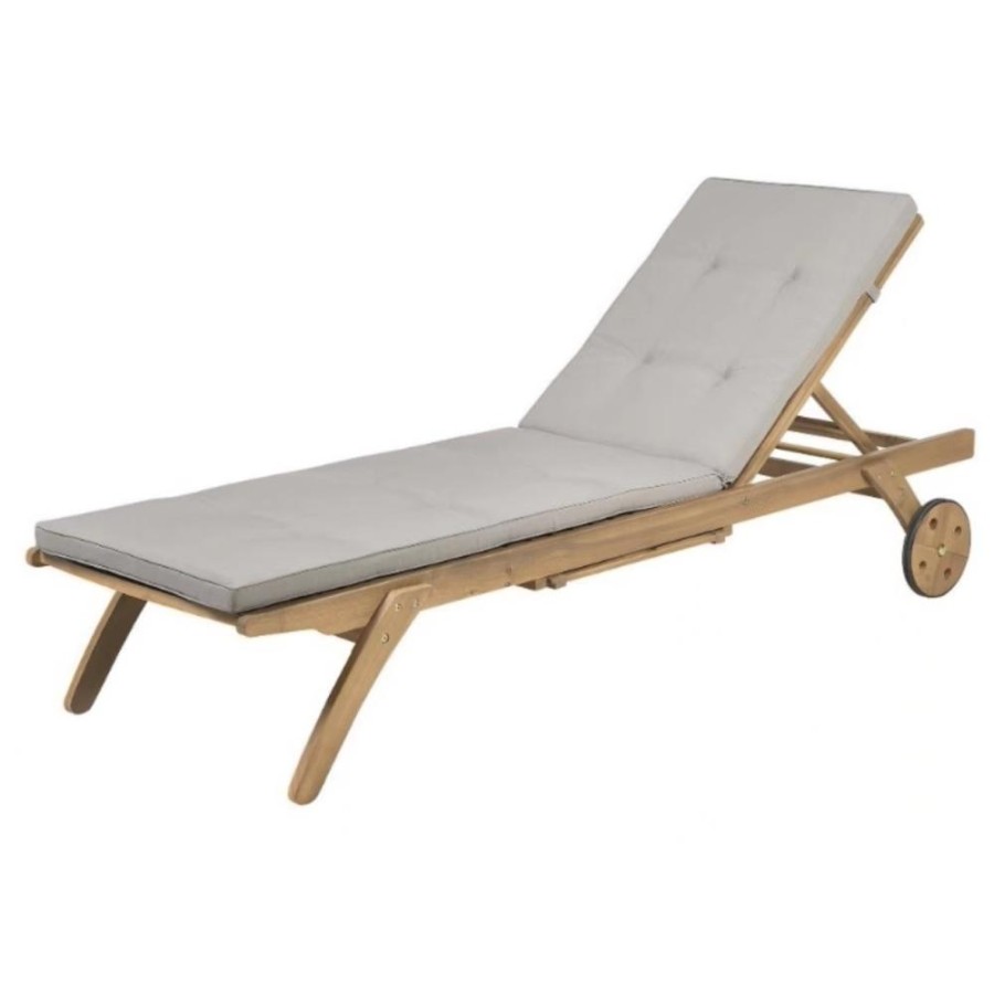 Шезлонг-лежак A37B Beige Афина