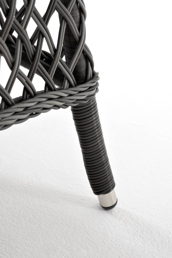 Стол из искусственного ротанга Эспрессо 118, графит 4sis