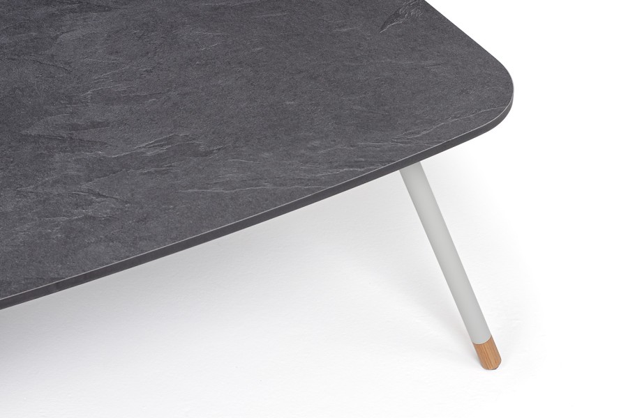 Журнальный столик Верона 120х65 светло-серый (RA L7035) муар, серый гранит 4sis 