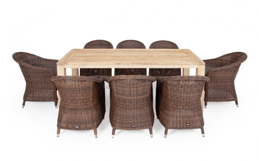 Обеденная группа Арбаро C коричневая 4sis