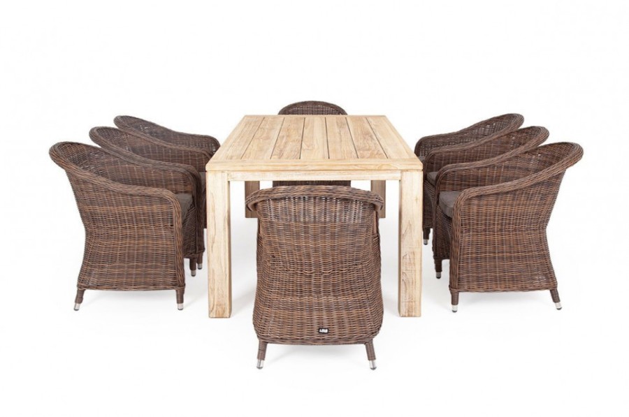 Обеденная группа Арбаро C коричневая 4sis