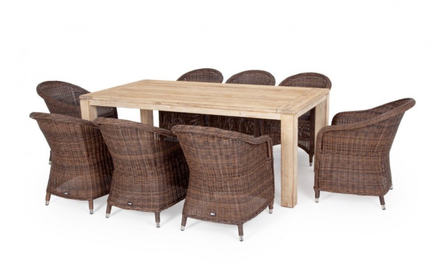 Обеденная группа Арбаро C коричневая 4sis