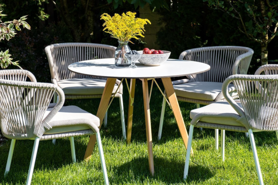 Обеденная группа Фоджа 4 бежевая 4sis