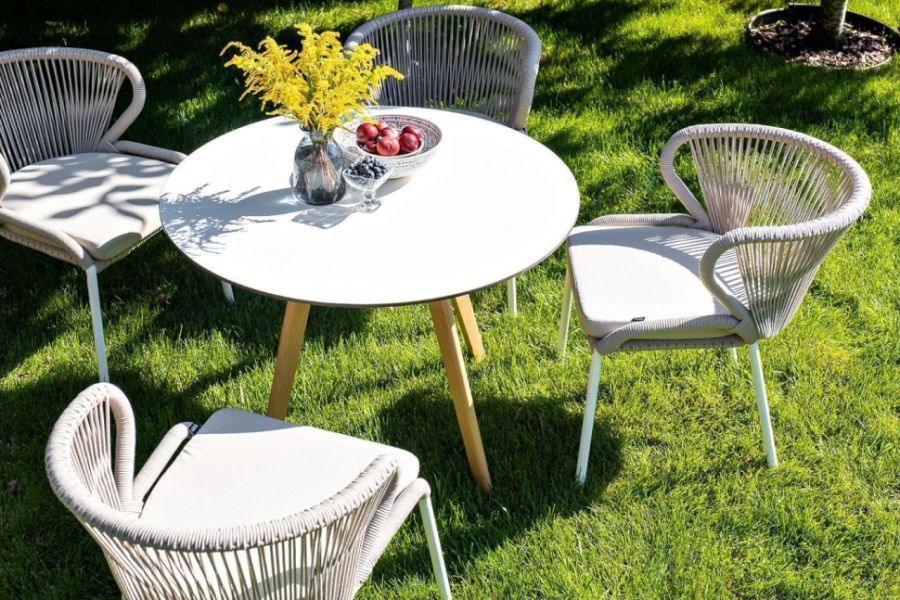 Обеденная группа Фоджа 4 бежевая 4sis