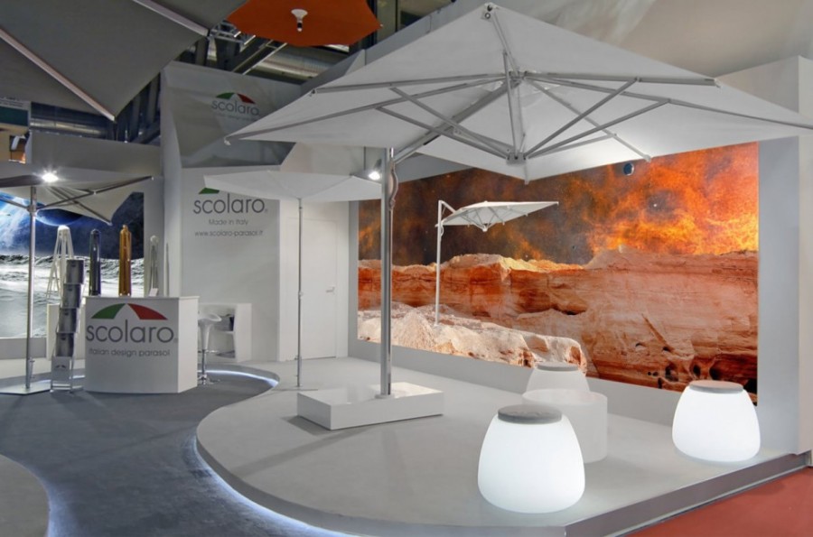 Уличный зонт Astro Titanium Scolaro