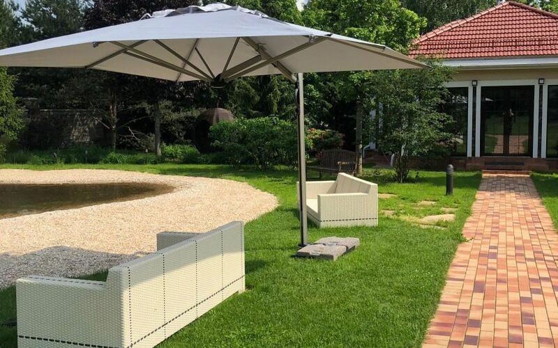 Уличный зонт Astro Titanium Scolaro