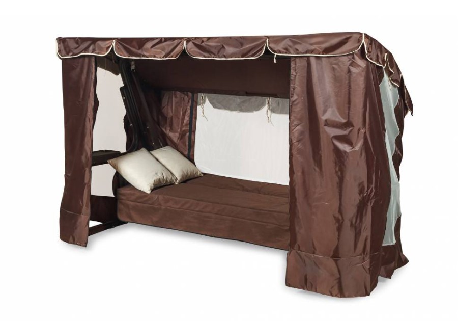 Садовые качели Нирвана 76 PREMIUM, шоколад Garden