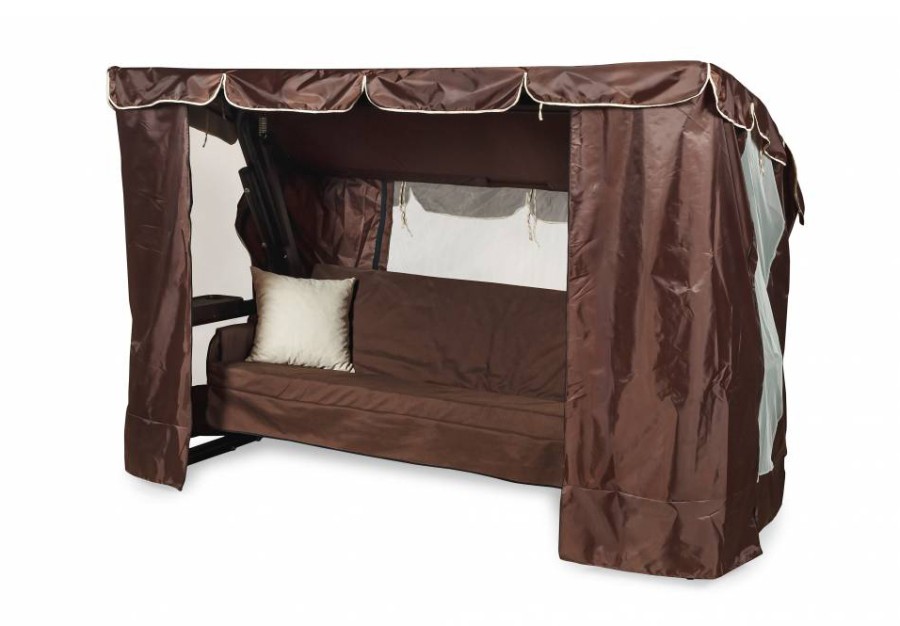 Садовые качели Нирвана 76 PREMIUM, шоколад Garden