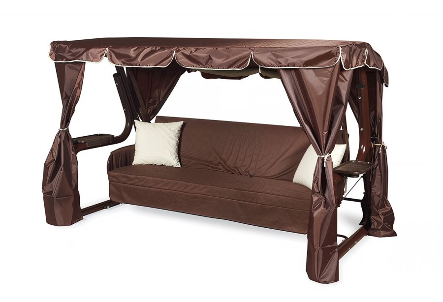 Садовые качели Нирвана 76 PREMIUM, шоколад Garden