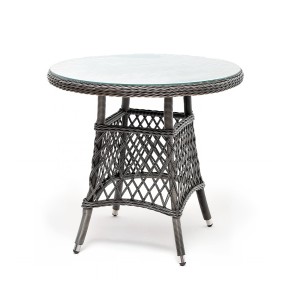 Стол из искусственного ротанга Эспрессо 80, графит 4sis