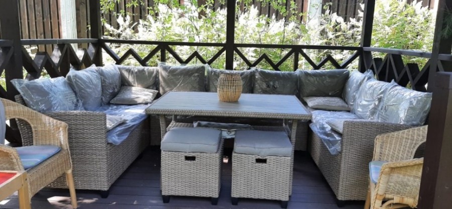 Комплект плетеной мебели AFM-370B Beige Афина