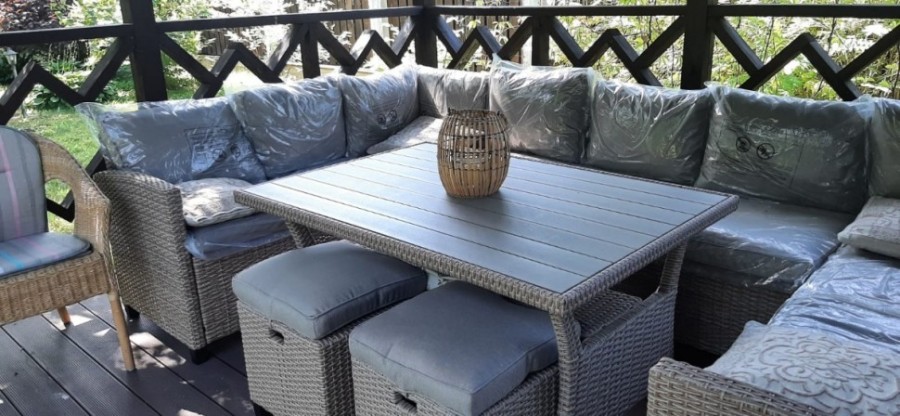 Комплект плетеной мебели AFM-370B Beige Афина