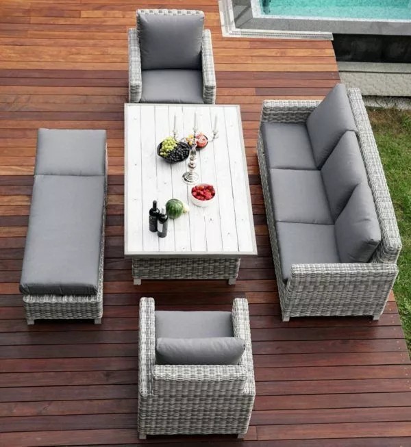 Садовый комплект мебели из ротанга Бали 8 Besta Fiesta