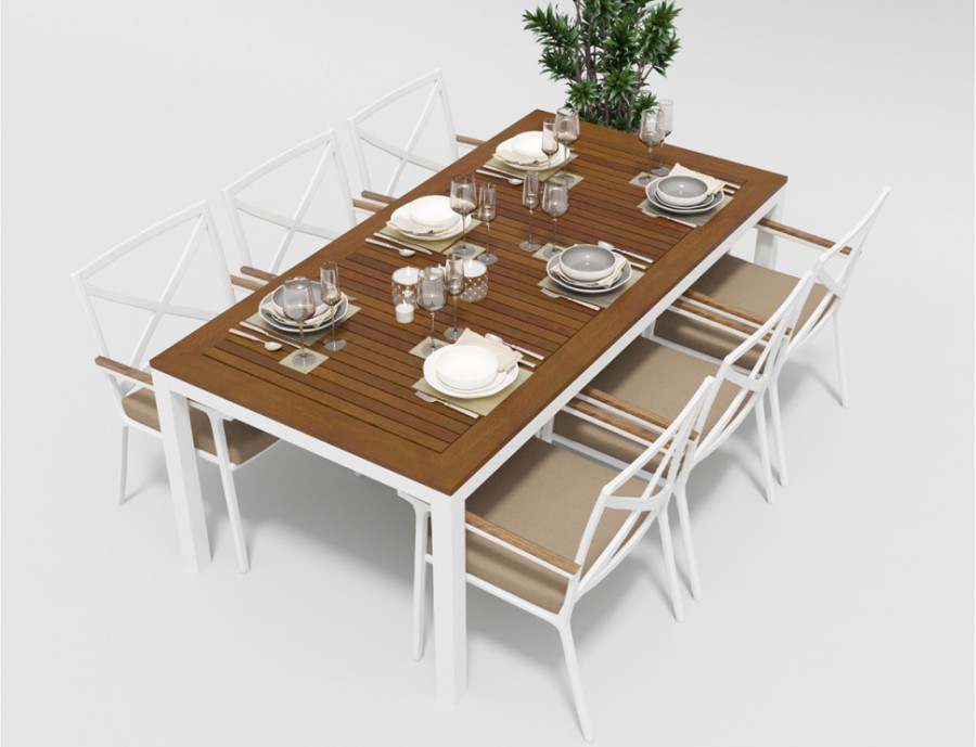 Обеденная группа Bella Calma 200 бежевая Gardenini