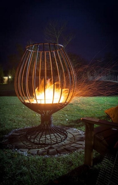 Кованый садовый очаг Бокал Garden