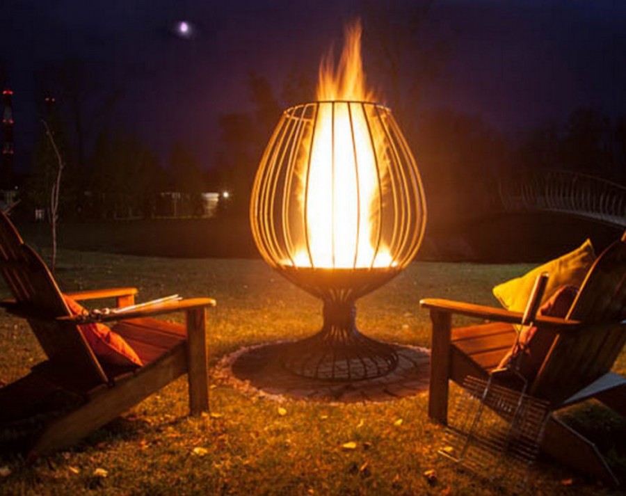 Кованый садовый очаг Бокал Garden