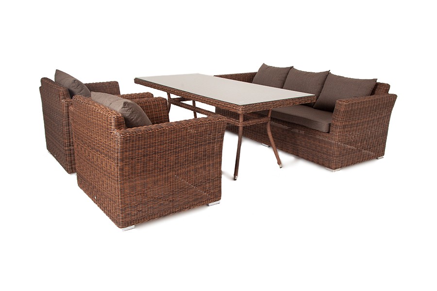 Обеденная группа Моккачино коричневая 4sis