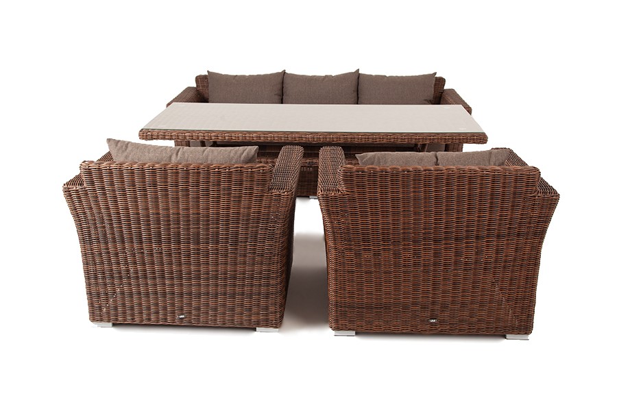 Обеденная группа Моккачино коричневая 4sis