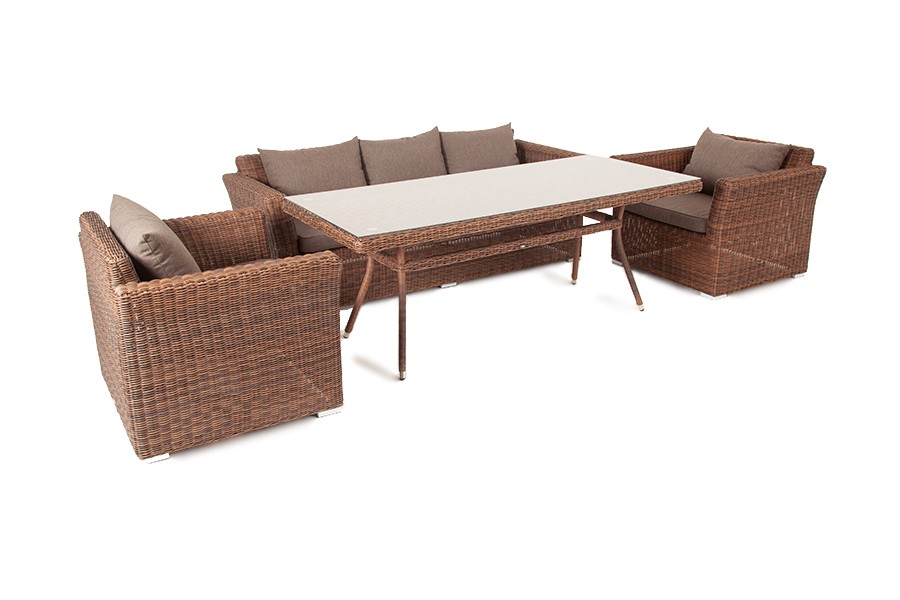 Обеденная группа Моккачино коричневая 4sis