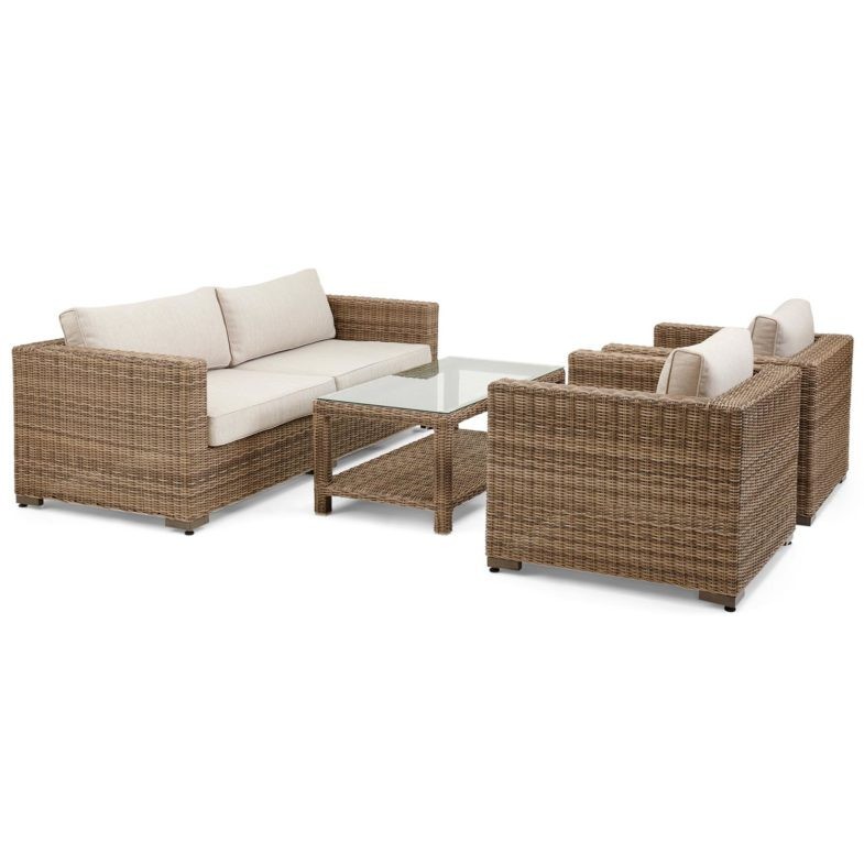 Диван плетеный Ninja Brown Brafab