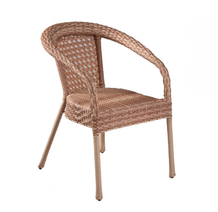 Кресло DECO светло-коричневое AIKO