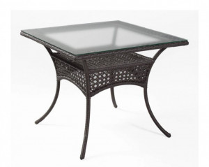 Стол обеденный квадратный AIKO DECO темно-коричневый