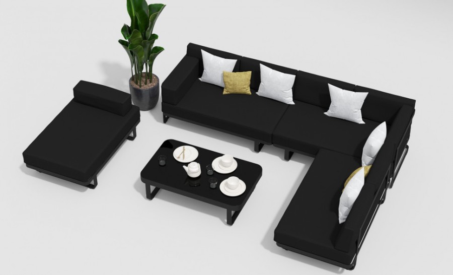 Лаунж зона Hacienda Gardenini