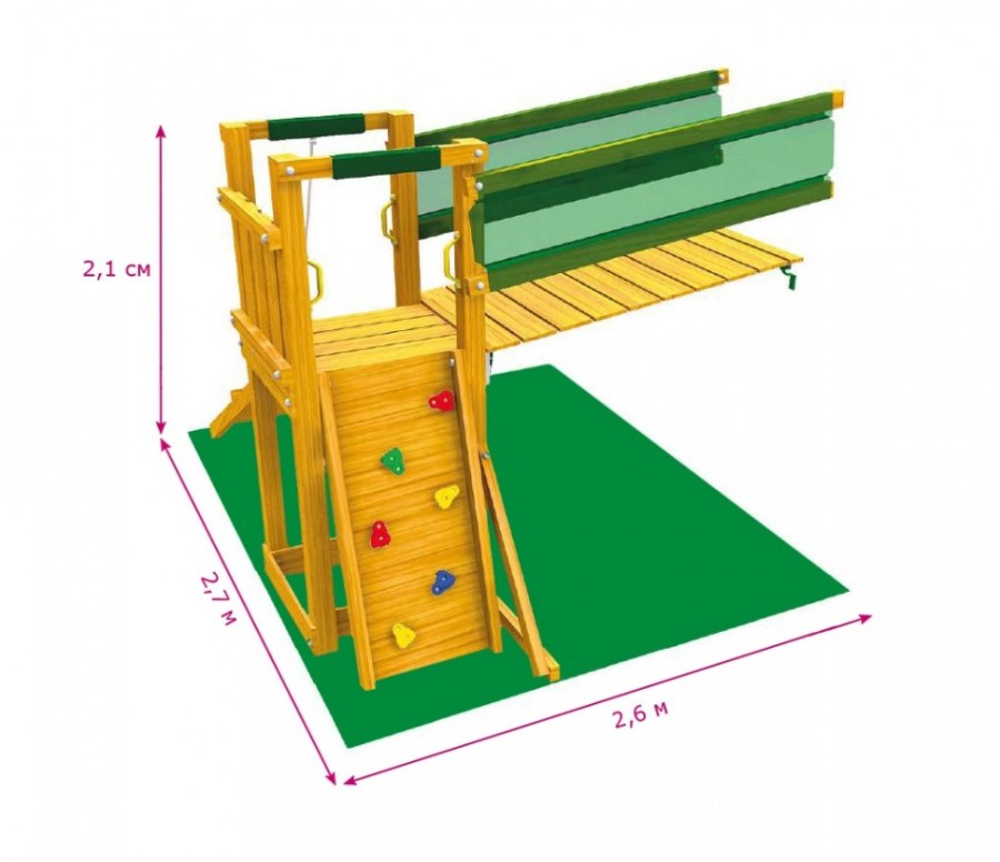 Игровой комплекс Jungle Palace+Climb Module Xtra