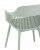 Стул Crocus с подушкой серо-зеленый Garden
