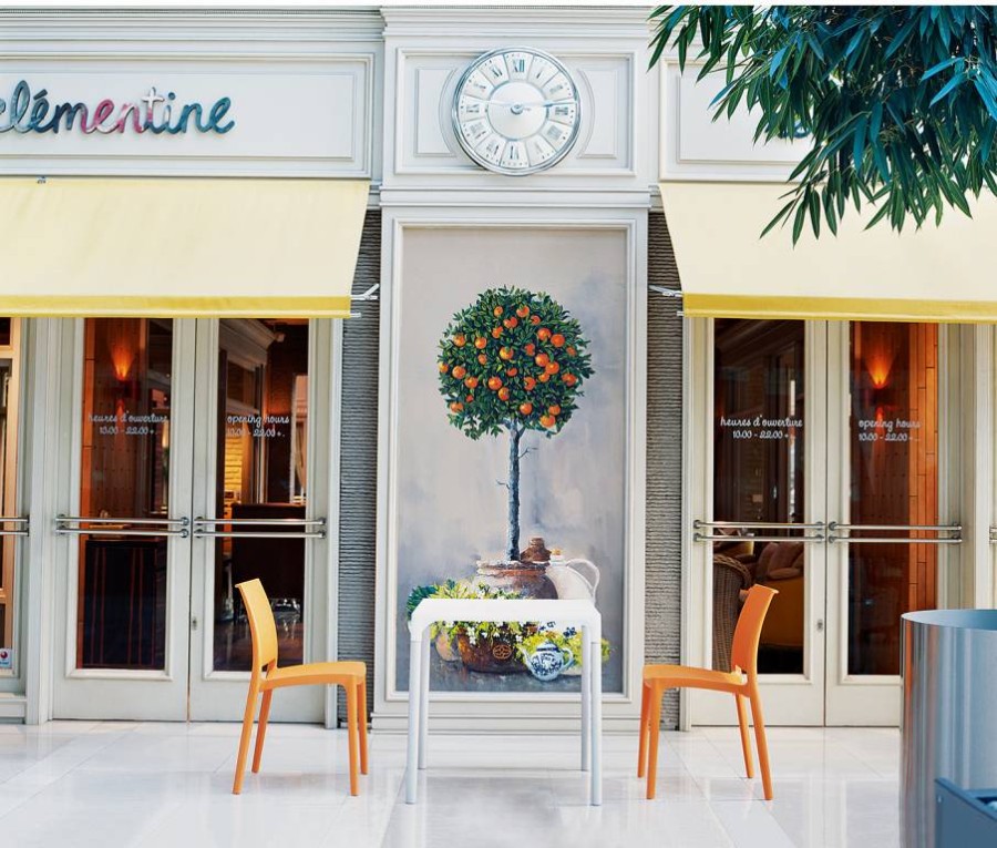 Стул пластиковый Maya оранжевый Garden