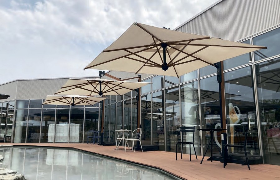 Зонт профессиональный Galileo Wood слоновая кость Scolaro